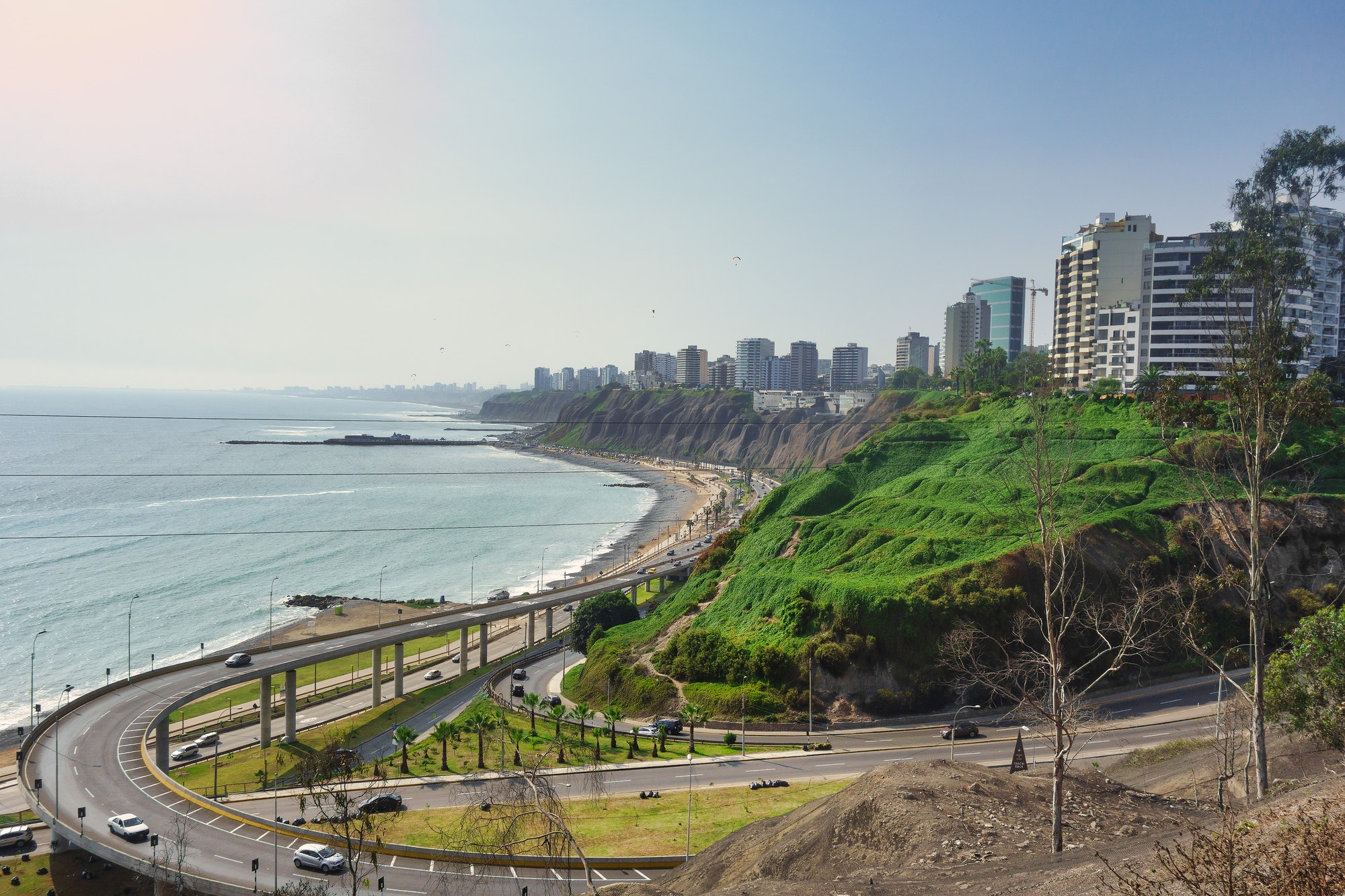 View of the waterfront of Lima